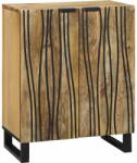 vidaXL Bufet natural 60 x 33, 5 x 75 cm Lemn de mango solid GartenMobel Dekor (4017938) Comoda