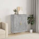 vidaXL Servanta, gri beton, 69, 5x34x90 cm, lemn compozit GartenMobel Dekor (830176) Comoda