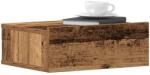 vidaXL Noptiere plutitoare 2 buc Lemn vechi 40x32x15 cm Lemn prelucrat GartenMobel Dekor (861120)