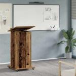 vidaXL Podium cu sertar Lemn vechi 55 x 55 x 107 cm Lemn compozit GartenMobel Dekor (862297)