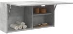 vidaXL Dulap perete baie, gri beton, 80x25x40 cm, lemn prelucrat GartenMobel Dekor (860088)