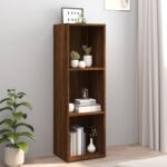 vidaXL Biblioteca/dulap TV, stejar maro, 36x30x114 cm, lemn prelucrat GartenMobel Dekor (826657) Biblioteca