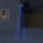 vidaXL Pom de Craciun LED cu tepi 220 LED-uri Albastru 180 cm GartenMobel Dekor (358103)