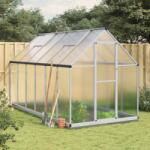 vidaXL Sere cu cadru de baza, argintiu, 334x169x202 cm, aluminiu GartenMobel Dekor (3266329)