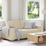 vidaXL Canapea pentru doua persoane Crem 180 cm Piele artificiala GartenMobel Dekor (4105052) Canapea