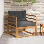 vidaXL Canapea Medie pentru Exterior Lemn Solid de Acacia natural GartenMobel Dekor (3436254) Canapea