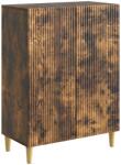 vidaXL Bufet Stejar fumuriu 66 x 34, 5 x 90 cm Lemn prelucrat GartenMobel Dekor (894590) Comoda