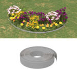 vidaXL Borduri de gradina 2 buc gri 10 m 10 cm, polietilena GartenMobel Dekor (3155428)