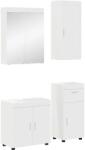 vidaXL Set de mobilier pentru baie TULUM 4 pcs Alb 60 x 34 x 63 cm GartenMobel Dekor (3398044)