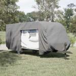 vidaXL Husa de rulota gri 732x250x220 cm Tesatura netesuta GartenMobel Dekor (4015869)
