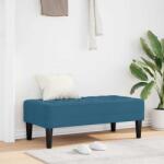 vidaXL banca cu perna albastru 113 x 57 x 39 cm Catifea GartenMobel Dekor (42001956)