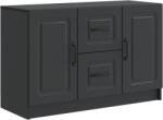 vidaXL Bufet cu sertar Negru 89 x 34, 5 x 57 cm Lemn prelucrat GartenMobel Dekor (895806) Comoda