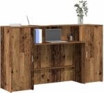 vidaXL Birou de receptie Lemn vechi 180x50x103, 5 cm Lemn prelucrat GartenMobel Dekor (3324212)