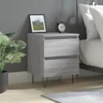 vidaXL Noptiera, gri sonoma, 40x35x50 cm, lemn compozit GartenMobel Dekor (826888)