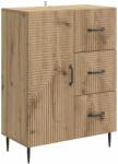 vidaXL Bufet Stejar Artizanal 66 x 34, 5 x 89, 5 cm Lemn prelucrat GartenMobel Dekor (894864) Comoda