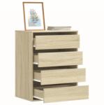 vidaXL Dulap colt cu sertare stejar sonoma 60x41x76 cm lemn prelucrat GartenMobel Dekor (852872) Comoda