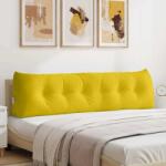 vidaXL Perna pentru spate Galben 180 x 24 x 50 cm Catifea GartenMobel Dekor (42014581)