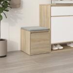 vidaXL Cutie cu sertar, stejar sonoma, 40, 5x40x40 cm, lemn compozit GartenMobel Dekor (808777) Comoda