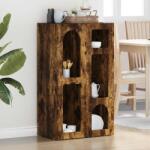 vidaXL Bufet Stejar fumuriu 59 x 35 x 100, 5 cm Lemn compozit GartenMobel Dekor (891339) Comoda