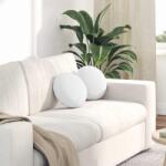 vidaXL Perne de Sezut 2 pcs Alb Ø30 x 13 cm tesatura GartenMobel Dekor (42014094)