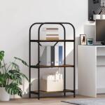 vidaXL Raft pentru carti Stejar afumat 60 x 30 x 109 cm Lemn compozit GartenMobel Dekor (879865) Biblioteca
