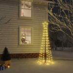 vidaXL Brad de Craciun conic, 108 LED-uri, alb cald, 70x180 cm GartenMobel Dekor (343486)