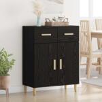 vidaXL Bufet cu sertar Stejar negru 34 x 69.5 x 89 cm Lemn compozit GartenMobel Dekor (880672) Comoda