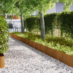 vidaXL Margine pentru gazon 20 pcs Maro 100 x 0.05 x 20 cm GartenMobel Dekor (865980)