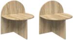 vidaXL Noptiera 2 pcs Stejar Sonoma 40 x 35, 5 x 45, 5 cm Lemn prelucrat GartenMobel Dekor (8001136)
