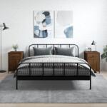 vidaXL Noptiere, 2 buc. , stejar maro, 40x42x60 cm, lemn prelucrat GartenMobel Dekor (825912)