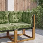 vidaXL Perna pentru canapea de exterior 3 pcs Design cu frunze GartenMobel Dekor (900809)