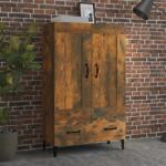 vidaXL Dulap înalt, stejar fumuriu, 70x31x115 cm, lemn prelucrat GartenMobel Dekor (817486) Comoda