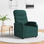 vidaXL Fotoliu rabatabil, verde închis, material textil GartenMobel Dekor (342706)