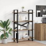 vidaXL Raft pentru carti Stejar Artizanal 100 x 33, 5 x 140 cm GartenMobel Dekor (883945) Biblioteca