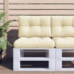 vidaXL Perna de paleti, crem, 50x40x12 cm, material textil GartenMobel Dekor (360537)