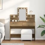 vidaXL Masa de Toaleta cu sertar stejar artizanal 100 x 40 x 130 cm GartenMobel Dekor (868851)