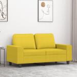 vidaXL Canapea cu 2 locuri, galben deschis, 120 cm, material textil GartenMobel Dekor (359388) Canapea