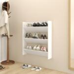 vidaXL Pantofar de perete, alb, 80x18x90 cm, PAL GartenMobel Dekor (806777) Pantofar