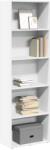 vidaXL Biblioteca, alb, 60x30x189 cm, lemn prelucrat GartenMobel Dekor (857917) Biblioteca