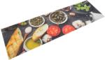 vidaXL Covor de bucatarie lavabil Wine & Dinner, 45x150 cm, catifea GartenMobel Dekor (136552) Pres