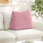 vidaXL Perna pentru spate Roz 60 x 20 x 50 cm Tesatura din corduroy GartenMobel Dekor (42015052)