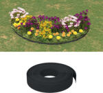 vidaXL Borduri de gradina, 3 buc, negru, 10 m 10 cm, polietilena GartenMobel Dekor (3155433)
