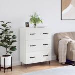 vidaXL Servanta, alb extralucios, 69, 5x34x90 cm, lemn compozit GartenMobel Dekor (827846) Comoda