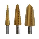 Rotabroach Стъпални свредла MULTICUT®, комплект 3 бр: Ø4-12, Ø10-20 и Ø20-30 mm (x4|x5 mm) (06XMCS1TIN)