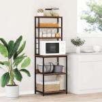 vidaXL Raft de bucatarie Lemn Vechi 60 x 40 x 168 cm Lemn compozit GartenMobel Dekor (883884) Biblioteca
