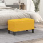 vidaXL Banca, galben deschis, 70x35x41 cm, textil GartenMobel Dekor (349436)