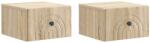 vidaXL Set 2 noptiere suspendate, stejar sonoma, 33 x 34, 5 x 20 cm (898090)