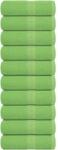 vidaXL Prosoape de sapun 10 buc Verde mar 30x30cm 360 g/m2 100% bumbac GartenMobel Dekor (137018) Prosop