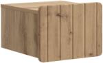 vidaXL Noptiera suspendata stejar artizanal, cu sertar, 33 x 34, 5 x 24 cm (898273)
