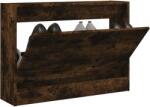 vidaXL Pantofar, stejar fumuriu, 80x21x57 cm, lemn compozit GartenMobel Dekor (839914) Pantofar